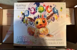 Pokemon Prismatic Evolutions Pokemon Center ETB Case 4 Factory Sealed Boxes - Image 5