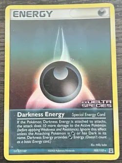 Darkness Energy (Special) 103/113 Pokemon TCG Delta Species Reverse Holo HP - Image 1
