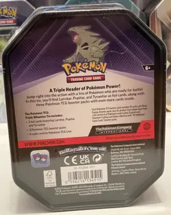 LOT OF 8 Pokemon TCG Triple Whammy Tin Set TYRANITAR SLAKING DARKRAI NEW READ - Image 4