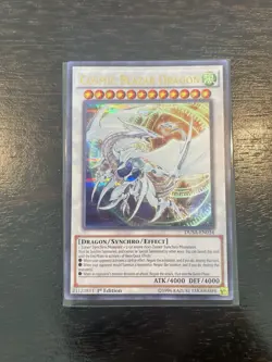 Yugioh Cosmic Blazar Dragon DUSA-EN034 Ultra Rare 1st Ed NM - Image 1