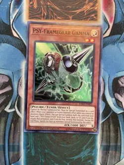 1x Yugioh PSY-Framegear Gamma EXFO-ENSE3 Super Rare Limited Edition NM - Image 1