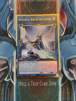 Yugioh - Apollousa, Bow Of The Goddess (Gold Rare 1st Edition) - MAGO-EN041 NM - Image 1