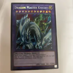 🔥 Yugioh Dragon Master Knight LCKC-EN065 SECRET RARE HOLOFOIL NEAR MINT - Image 1