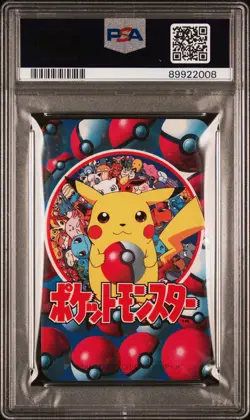 1998 POKEMON TELEVI-KUN MAGAZINE PLAYING CARDS GASTLY/GENGAR/HAUNTER PSA 10 - Image 2