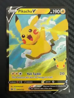 Pokemon TCG Pikachu V Promo SWSH: Sword & Shield Promo Card SWSH143 VLP - Image 1