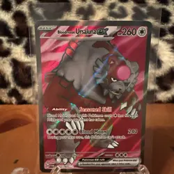 Bloodmoon Ursaluna ex 202/167 Sv06: Twilight Masquerade Holo pokemon TCG card NM - Image 1