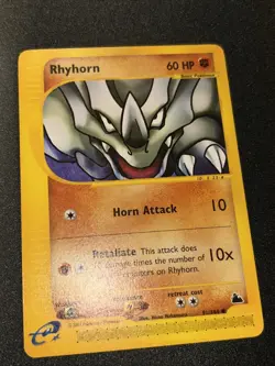Rhyhorn 91/144 Skyridge Pokemon Card Very Good - Image 2