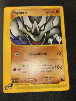 Rhyhorn 91/144 Skyridge Pokemon Card Very Good - Image 5