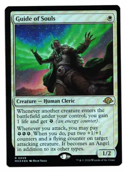 MTG Card: Guide of Souls Foil Modern Horizons 3 #0029 Rare! NM - Image 1