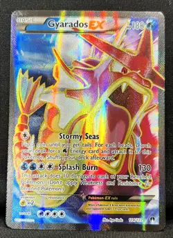Pokemon Gyarados EX TCG Full Art Holo Ultra Rare Card 114/122 XY-Breakpoint NM - Image 1