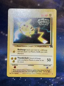 Pikachu 4 WB Stamped Movie Promo WOTC 1999 Pokemon Card NM - Image 4