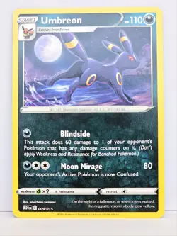 Umbreon McDonald's 2025 Pokemon TCG Promo Card 009/015 - NM - Image 1