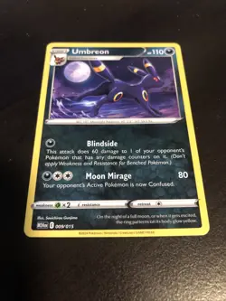 Pokemon Umbreon Promo Card 009/015 2025 McDonald’s Dragon Discovery M24EN - Image 1