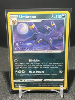 Umbreon - New 2025 McDonalds Happy Meal Pokemon Dragon Discovery Card 009/015 - Image 1