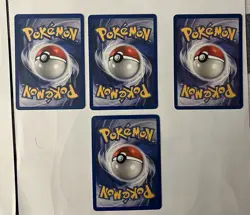 Pokemon TCG Lot Of 4 Including 1 Holo Rocket Unlimited Rare Cards LP-NM - Image 2