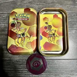 EMPTY Pokemon 151 Alakazam Mini Tin w/ Energy Coin & Art Card - NO PACKS - Image 1