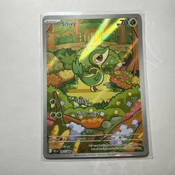 Pokemon TCG Snivy 087/086 Black Bolt Illustration Rare Card Near Mint - Image 1