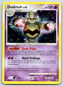 Dusknoir - Holo Rare - Diamond Pearl 2/130 Cosmos DPBP#413 Pokemon Card LP - Image 1