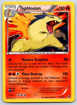 Typhlosion - Cosmos Holo - XY BREAKthrough 20/162 Blister Promo Pokemon Card MP - Image 1