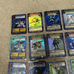 Digimon Digital Monsters Vintage Card Tcg Lot Holo, Non Holo 1999 Rare - Image 2