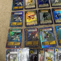 Digimon Digital Monsters Vintage Card Tcg Lot Holo, Non Holo 1999 Rare - Image 5
