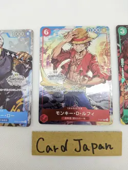 Championship Luffy P-001 Law ST03-008/Kid P-003 Set PROMO ONE PIECE Card Japan - Image 3
