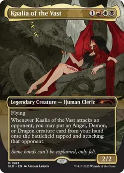 MTG English Kaalia of the Vast NM Normal Secret Lair - Image 1