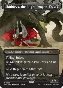 MTG English Skithiryx, the Blight Dragon NM Normal Secret Lair - Image 1