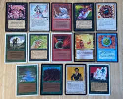 MTG 14 Card Lot - Alpha, Beta, Unlimited, Legends, Antiquities, the Dark - Image 1