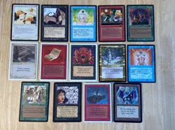 MTG 14 Card Lot - Alpha, Beta, Unlimited, Legends, Antiquities, the Dark - Image 1