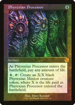 Phyrexian Processor Foil Retro Frame The Brothers' War NM MTG - Image 1