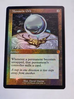 MTG - Mesmeric Orb FOIL RETRO FRAME - Brother's War Artifacts - Image 1