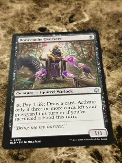 BONECACHE OVERSEER Magic MTG Bloomburrow - Image 1