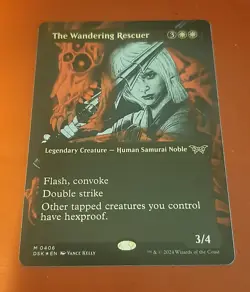 The Wandering Rescuer - Textured Foil - Duskmourn Mythic Foil - NM MTG - Image 2