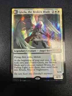 MTG Gisela, the Broken Blade From the Vault: Transform Foil Rare NM JL - Image 1