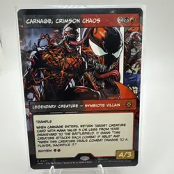 Carnage Crimson Chaos 0227 Foil (Extended Art) Marvels Spider-Man - Image 1