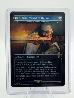 Near Mint Foil Herugrim, Sword of Rohan - Sword of Hearth and Home LTC 354 - Image 1