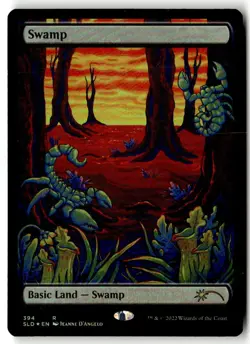 MTG - Swamp () 394 foil Near Mint Secret Lair Drop Series - Image 1