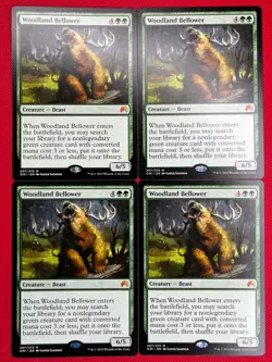 MTG 4X Woodland Bellower X4 Magic Origins - SP/NM - Image 1