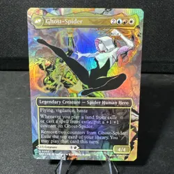 MTG Marvel's Spider-Man Gwen Stacy 0202 Foil (Borderless) NM SPM - Image 1