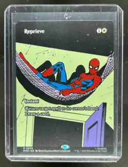 2025 Magic The Gathering MTG Marvel Reprieve Spider Man Foil M #0005 - Image 1