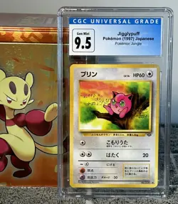 Pokemon Japanese Jigglypuff CGC 9.5 Jungle No.039 - Image 1