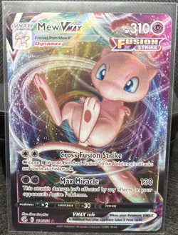 Pokemon TCG Mew VMAX Fusion Strike 114/264 Holo Ultra Rare - Image 2