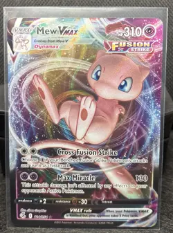 Pokemon TCG Mew VMAX Fusion Strike 114/264 Holo Ultra Rare - Image 4