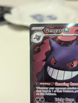 Pokemon TCG Gengar ex 193/162 Temporal Forces Ultra Rare NM - Image 2