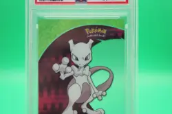 2000 TV Animation Clear Card Mewtwo PC5 Pokemon Card PSA 8 - Image 3