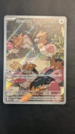 Spearow Illustration Rare 151/132 Mega Evolution Pokemon Pack Fresh - Image 1