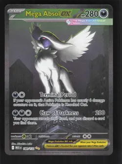 Pokemon Mega Evolution #180/132 Mega Absol ex Special Illustration RARE - Image 1