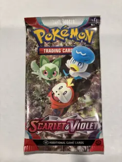 22.1g Pokemon TCG: SCARLET and VIOLET Booster Pack New Box Brk Baby Art - Image 2