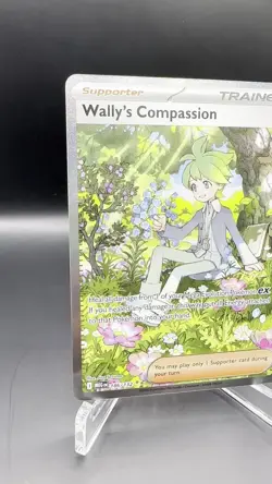 Wally's Compassion 186/132 Pokemon Mega Evolution SIR - NM/M Pack Fresh - Image 2